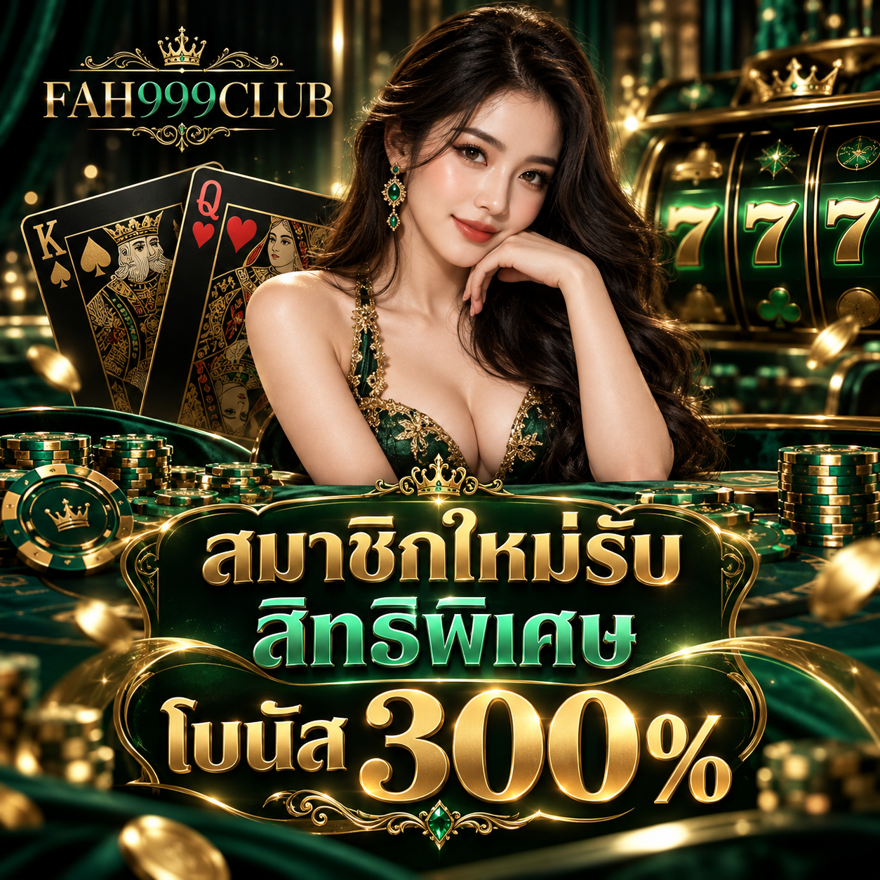 ภาพโปรโมชั่นโบนัส 300% สำหรับสมาชิกใหม่